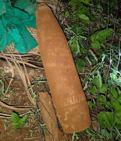 Huyện Cư M’gar: Người dân phát hiện đạn pháo khi làm vườn