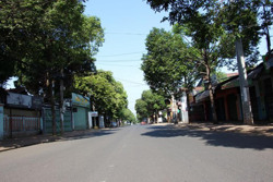 Thành phố những ngày giãn cách...