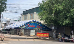 Thị trấn M’Drắk thực hiện cách ly xã hội theo Chỉ thị 16 của Thủ tướng Chính phủ