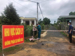 Huyện Krông Búk thiết lập vùng cách ly y tế tại buôn Ea Nho
