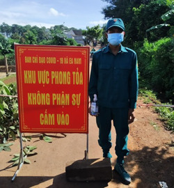 Huyện Ea H’leo cách ly xã hội theo Chỉ thị 16 đối với 2 buôn tại xã Ea Nam