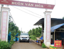 Huyện Cư Kuin: Kết thúc việc thiết lập vùng cách ly y tế ở các buôn Jung A, Jung B, Ea Bhốk