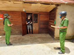 Công an huyện Krông Pắc căng mình thực hiện "nhiệm vụ kép”