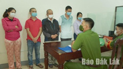 Tạm giữ hình sự 5 đối tượng về hành vi đánh bạc