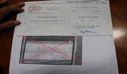 Phạt đối tượng ở Cư Jút sửa giấy xét nghiệm thành dương tính Covid-19 để “trốn việc”