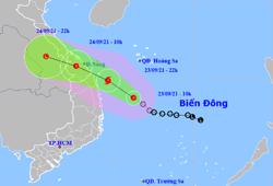Áp thấp nhiệt đới khả năng mạnh lên thành bão, hướng vào Đà Nẵng đến Bình Định