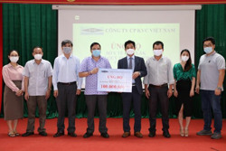 Sở Y tế tiếp nhận 100 triệu đồng ủng hộ kinh phí phòng, chống dịch COVID-19 