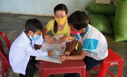 Gian nan con chữ thời đại dịch