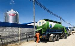 Nhập lô cám đầu tiên cho tổ hợp khu chăn nuôi công nghệ DHN Đắk Lắk