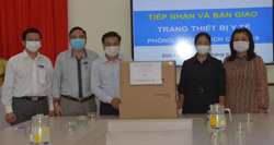 Tiếp nhận trang thiết bị y tế phòng chống dịch COIVID -19 trị giá 1,7 tỷ đồng