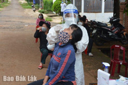 Ngày 5-9, Đắk Lắk ghi nhận 61 trường hợp dương tính với SARS-CoV-2