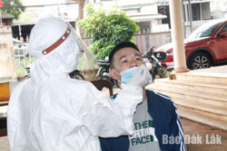 Ngày 7-9, Đắk Lắk ghi nhận 25 trường hợp dương tính với SARS-CoV-2