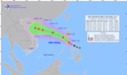 Bão Conson đang mạnh lên, hướng vào miền Bắc
