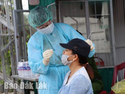 Ngày 24/1, Đắk Lắk ghi nhận thêm 80 trường hợp dương tính với SARS-CoV-2