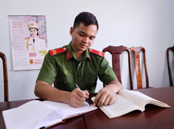 Chiến sĩ nghĩa vụ hiện thực hóa giấc mơ trở thành sĩ quan công an