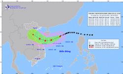 Bão số 6 giật cấp 12 cách Hoàng Sa khoảng 350 km