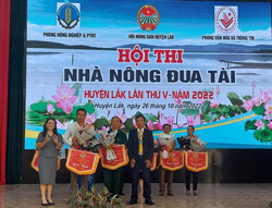 Hội Nông dân xã Buôn Tría đạt giải Nhất Hội thi "Nhà nông đua tài" huyện Lắk năm 2022