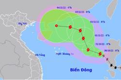 Bão Nalgae giật cấp 12 vào Biển Đông, xu hướng mạnh dần lên