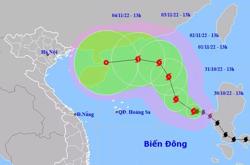 Bão số 7 tương tác với không khí lạnh, hướng di chuyển còn nhiều biến động