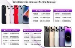 Giá iPhone 14 Series chính hãng giảm mạnh trong đợt đầu về Việt Nam