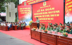 Ra quân thực hiện cao điểm tấn công, trấn áp tội phạm dịp Tết Nguyên đán 2023