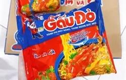 Bộ Công Thương yêu cầu báo cáo mì Gấu Đỏ xuất sang Đài Loan có nguy cơ chứa chất cấm