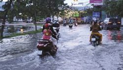 Khu vực từ Quảng Trị đến Ninh Thuận có mưa rất to