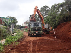 Dự án cải tạo, nâng cấp đường Dã Tượng: Người dân đồng thuận hiến đất mở đường