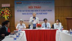 Trường nghề được tự chủ dạy văn hóa