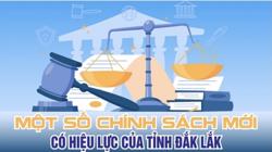 Một số chính sách mới có hiệu lực của tỉnh Đắk Lắk