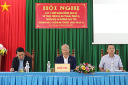 Huyện Cư Kuin: Hội nghị lấy ý kiến cộng đồng dân cư về thực hiện Dự án đầu tư xây dựng đường bộ cao tốc Khánh Hòa – Buôn Ma Thuột