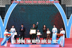 Đắk Lắk có 1 cá nhân đạt giải thưởng Tình nguyện quốc gia 2022