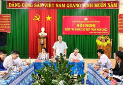Đắk Lắk: Phó Chủ tịch Phùng Khánh Tài kiểm tra công tác Mặt trận tại huyện Cư M'gar