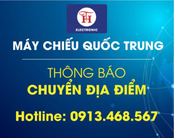 Máy chiếu Quốc Trung - Thông báo chuyển địa điểm kinh doanh