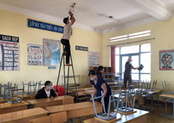 Sẵn sàng ứng phó với tình huống xuất hiện F0 trong trường học