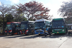 Hoạt động vận tải hành khách bằng ô tô tiếp tục gặp khó