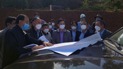 Bí thư Tỉnh ủy Nguyễn Đình Trung kiểm tra thực tế các công trình trọng điểm trên địa bàn TP. Buôn Ma Thuột