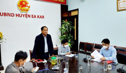 Huyện Ea Kar triển khai công tác điều trị F0 tại nhà