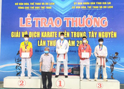 Đắk Lắk đoạt 8 huy chương tại Giải Vô địch Karate miền Trung - Tây Nguyên