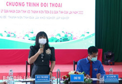 Lãnh đạo tỉnh đối thoại với thanh niên về khởi nghiệp, lập nghiệp