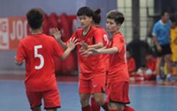 Tuyển futsal nữ Việt Nam quyết tâm lấy "vàng"