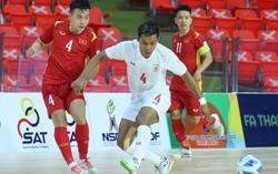 Tuyển Việt Nam bị Myanmar cầm hòa ngày ra quân vòng loại Giải Futsal châu Á 2022