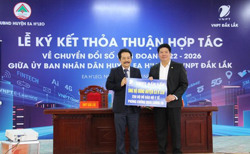 Huyện Ea H’leo và VNPT Đắk Lắk ký kết thỏa thuận hợp tác chuyển đổi số