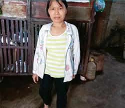 Cám cảnh người phụ nữ tàn tật, đơn côi