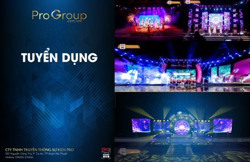 Công ty TNHH Truyền thông Sự kiện Pro thông báo tuyển dụng.