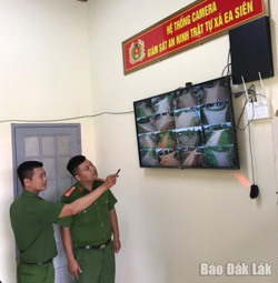 Xã Ea Siên (thị xã Buôn Hồ) ra mắt mô hình “camera giám sát an ninh, trật tự”
