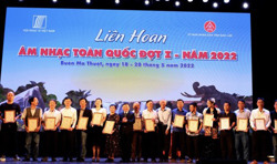 Đắk Lắk đạt 2 giải A, 2 giải B tại Liên hoan Âm nhạc toàn quốc đợt I năm 2022