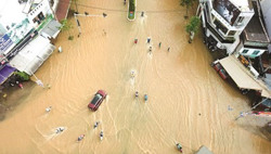 Nhiều khu vực có mưa rất to, nguy cơ lũ quét, sạt lở đất