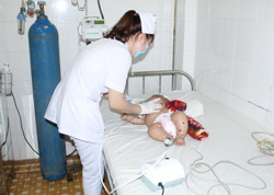 Tăng cường công tác phòng, chống dịch bệnh tay chân miệng