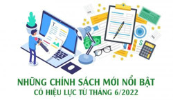 Những chính sách mới nổi bật có hiệu lực từ tháng 6/2022